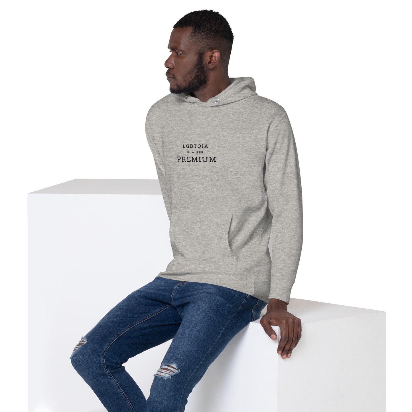 Premium+ Unisex Hoodie (Light Multi-colors)