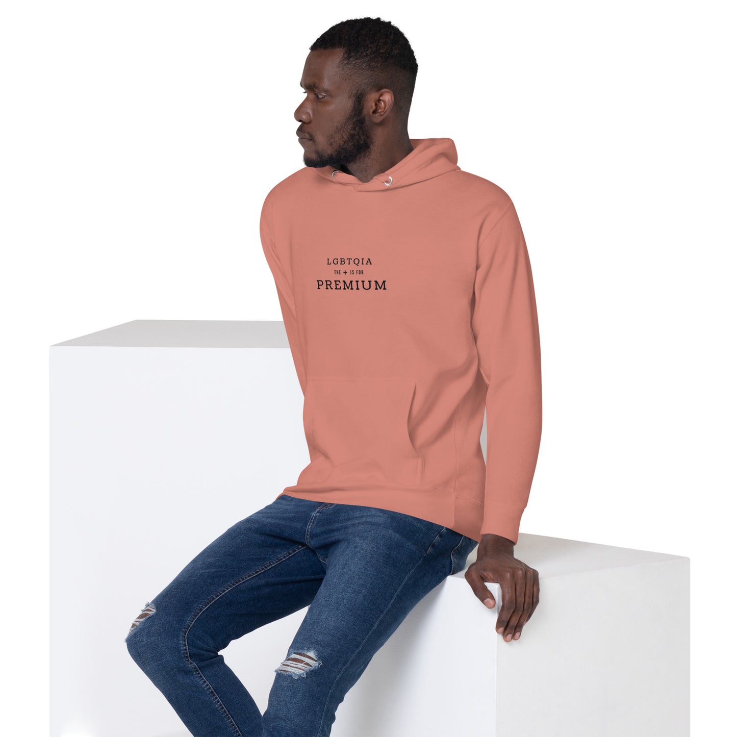 Premium+ Unisex Hoodie (Light Multi-colors)