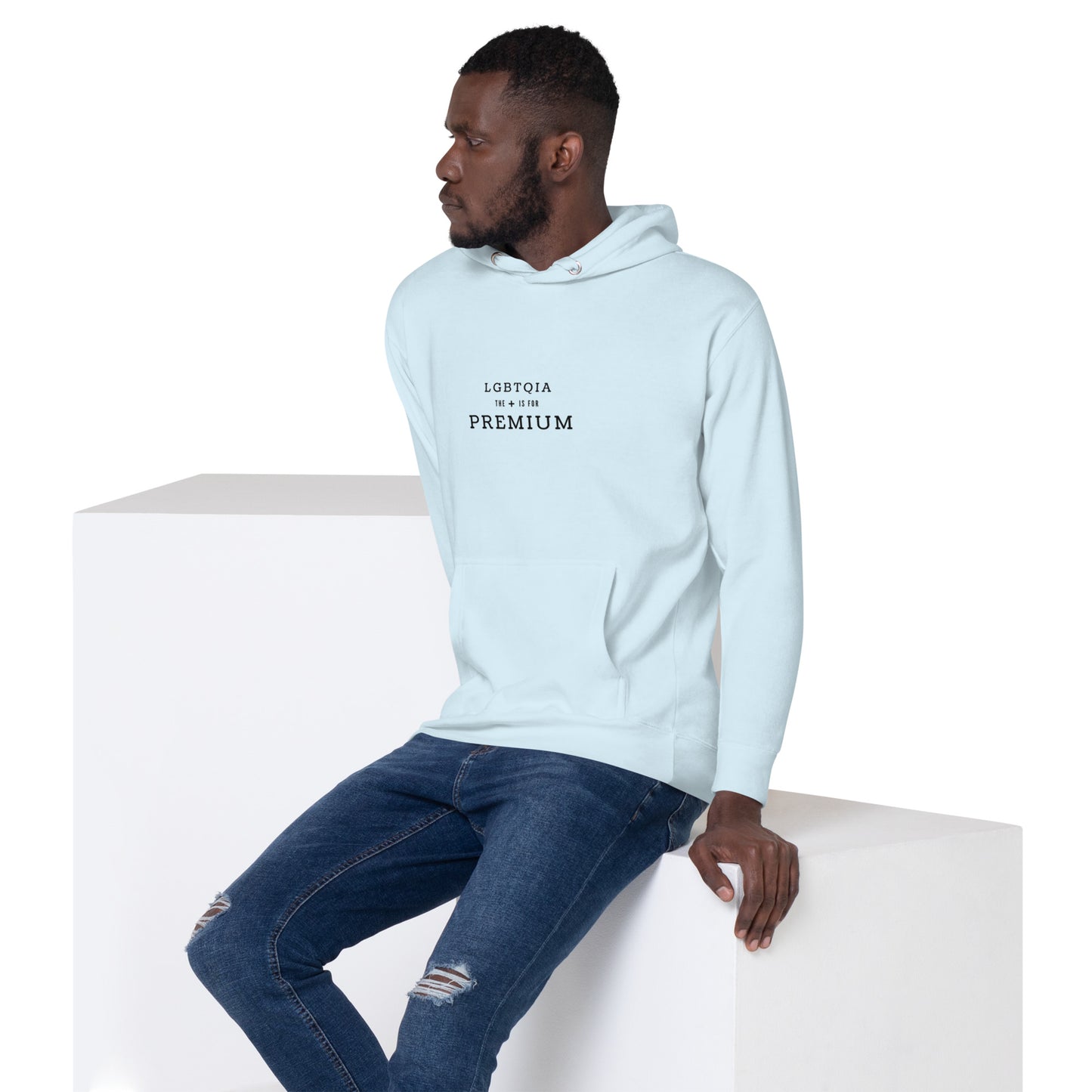 Premium+ Unisex Hoodie (Light Multi-colors)