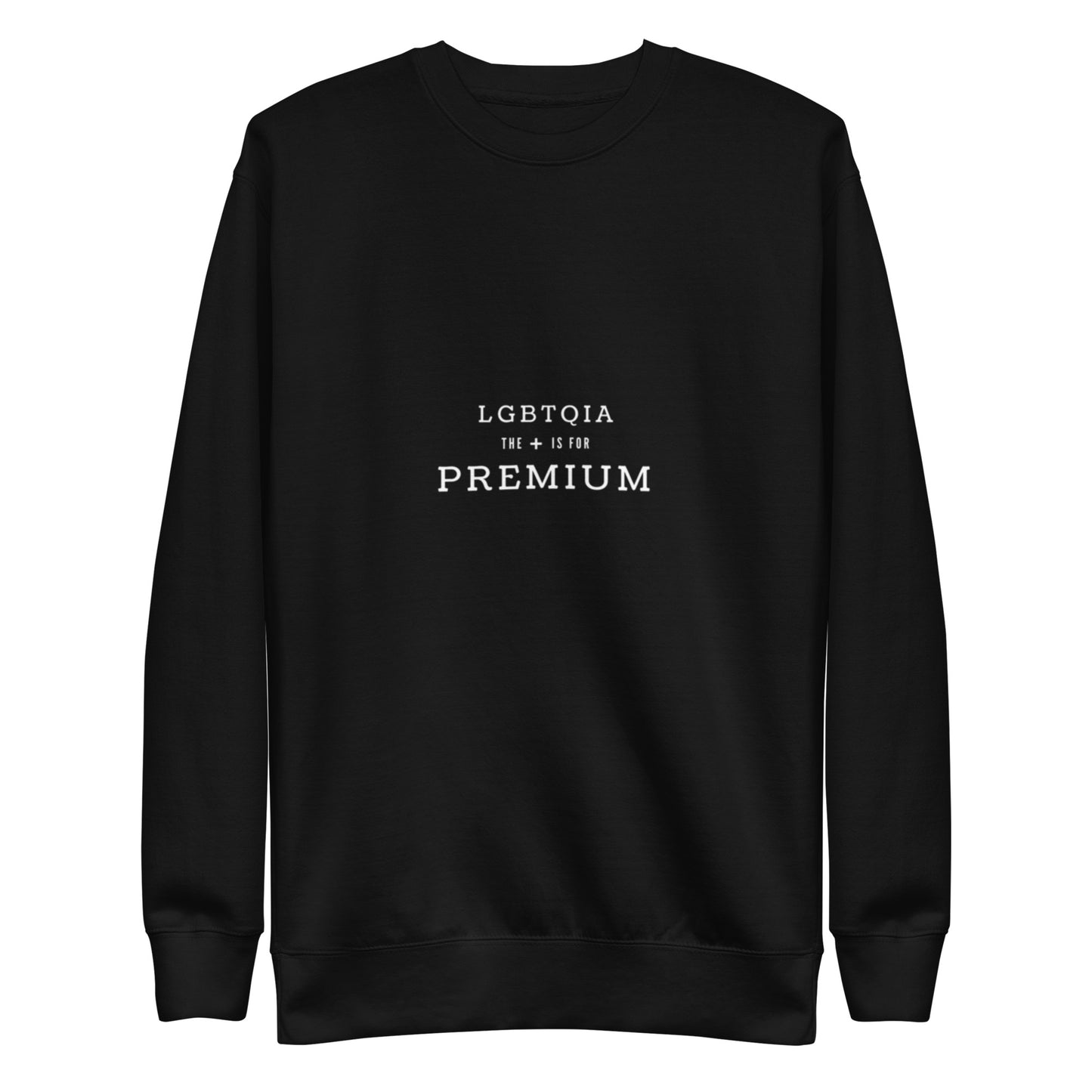 Premium+ Unisex Sweatshirt (Black)